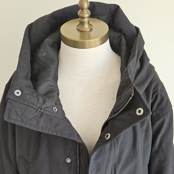 GAP Black Men's Parka with Hood - Picture 4 of 4